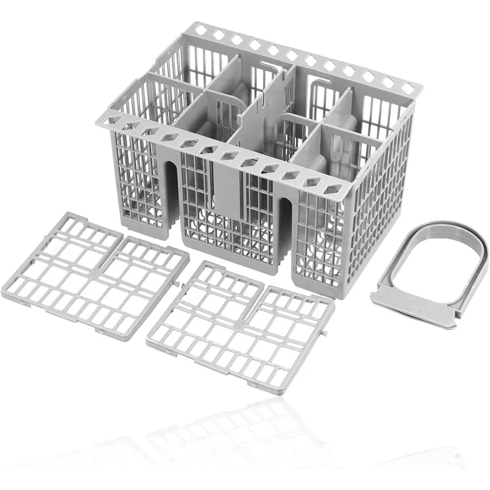 Dishwasher Cutlery Basket  for Hotpoint 99673-8729,C00257140 C00386607,Compatible with G-E, Whirl-pool, Sam-sung, BO-SCH
