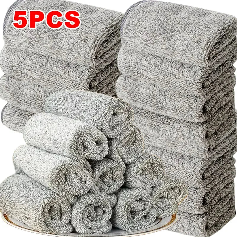 Microfiber Cleaning Cloths for Bicycle Car Kitchen Towel Absorbent Soft And Stain-removing Cloth Reusable Cleaning Towels