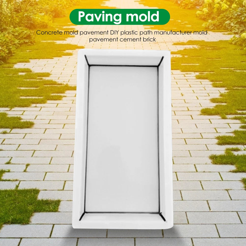 40×20×5cm Manually Paving Cement Brick DIY Path Concrete Maker Garden Stone Road Pavement Concrete Mould Cement Molds Bricks