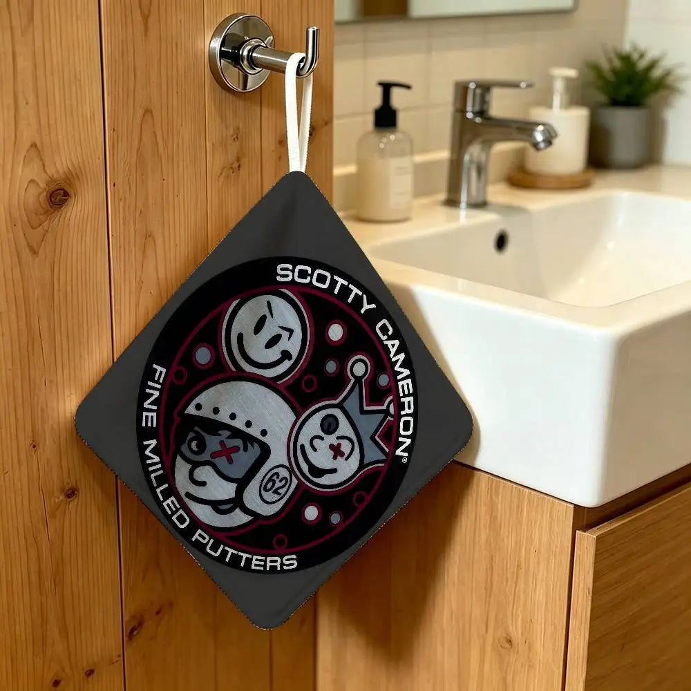 Sign Hanging Style Polyester Hanging Kitchen Hand Towel Durable Wear Resistant  Versatile Use Throughout Home S-cotty C-ameron
