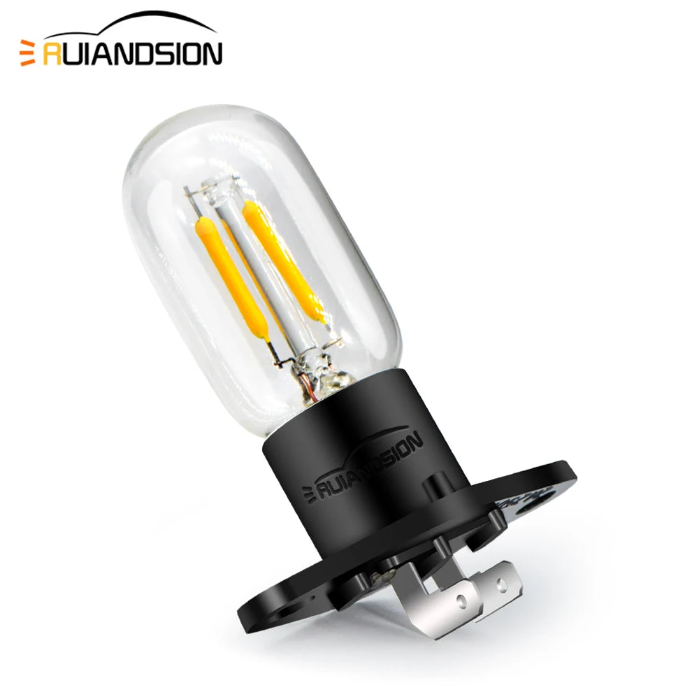 2A 110-130V Microwave Oven Bulb Ovens Light LED Bulb Universal Global Lamp Bulbs Base 25W For Microwave Oven Kitchen Parts