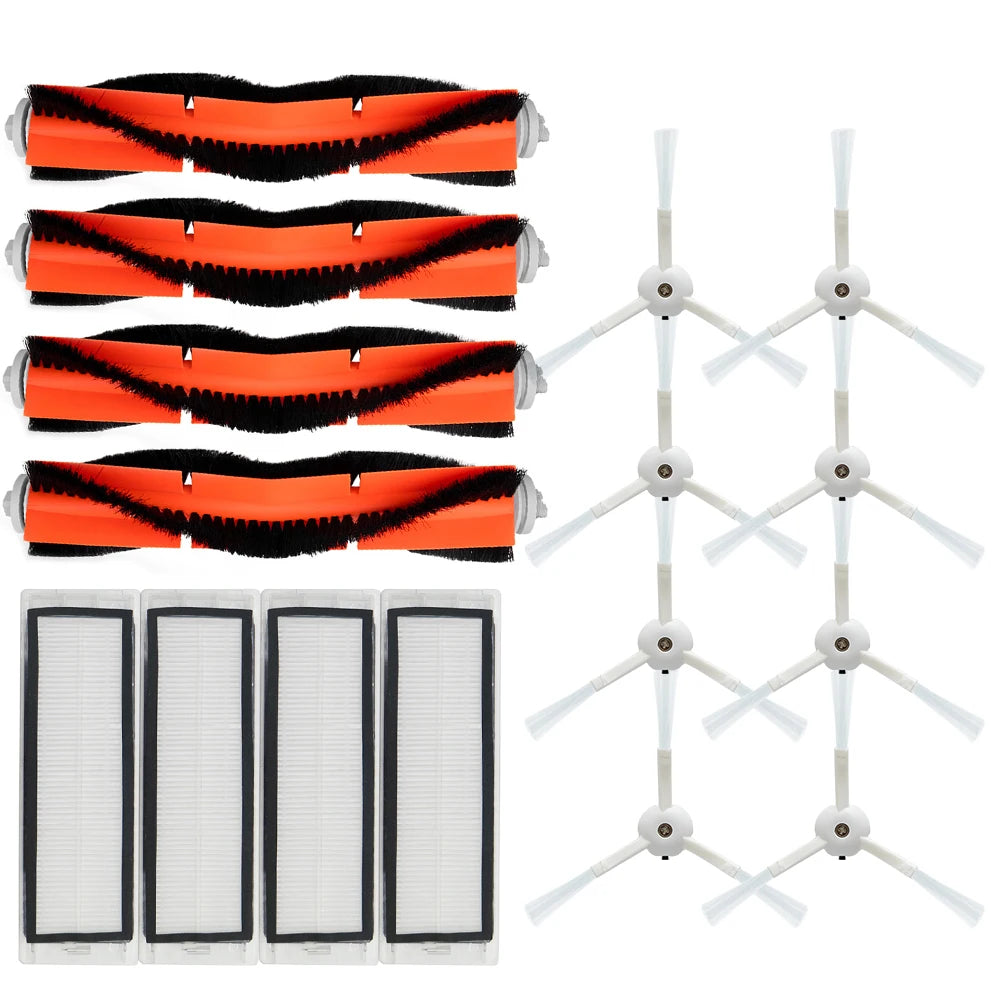 HEPA Filter Main Brush for Xiaomi MI Robot 2 Roborock S50 S51 T4 P5 T6 T7 PRO S5 Max Vacuum Cleaner Parts SDJQR01RR SDJQR02RR