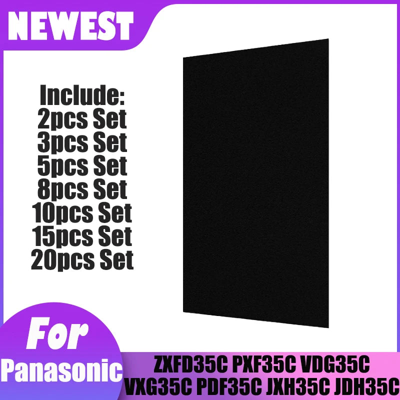 400*217*5mm Air Purifier Filter Cotton for Panasonic ZXFD35C JXH35C JDH35C VDG35C VXG35C PDF35C PXF35C