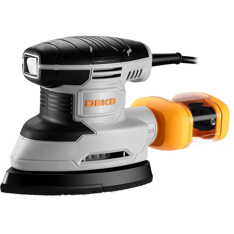 DEKO Multi-Function Mouse Sander Electric Sander Tool Corded Palm Sanders with Dust Collector for Sanding,Removing Paint in Home