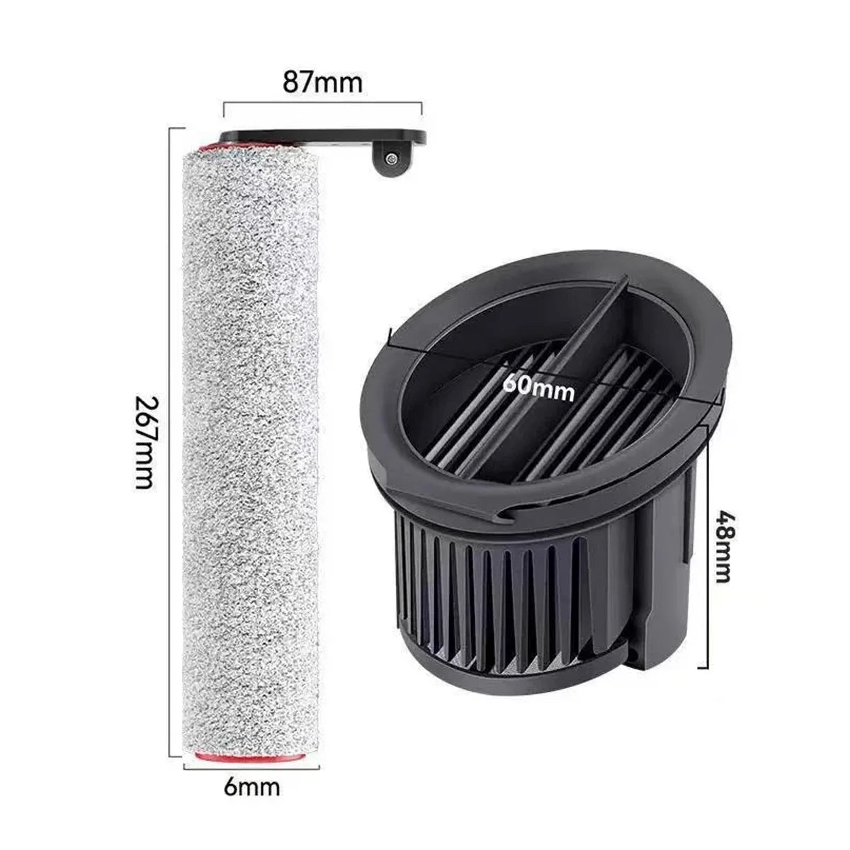 Brush Roller & HEPA Filter For Dreame H14 Pro / H14 / H14 Dual / H20 Pro Plus / H20 Ultra / H30 Ultra Wet and Dry Vacuum Cleaner