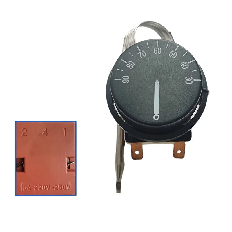 AC 250V 16A 30-90 ° C water heater knob temperature control switch