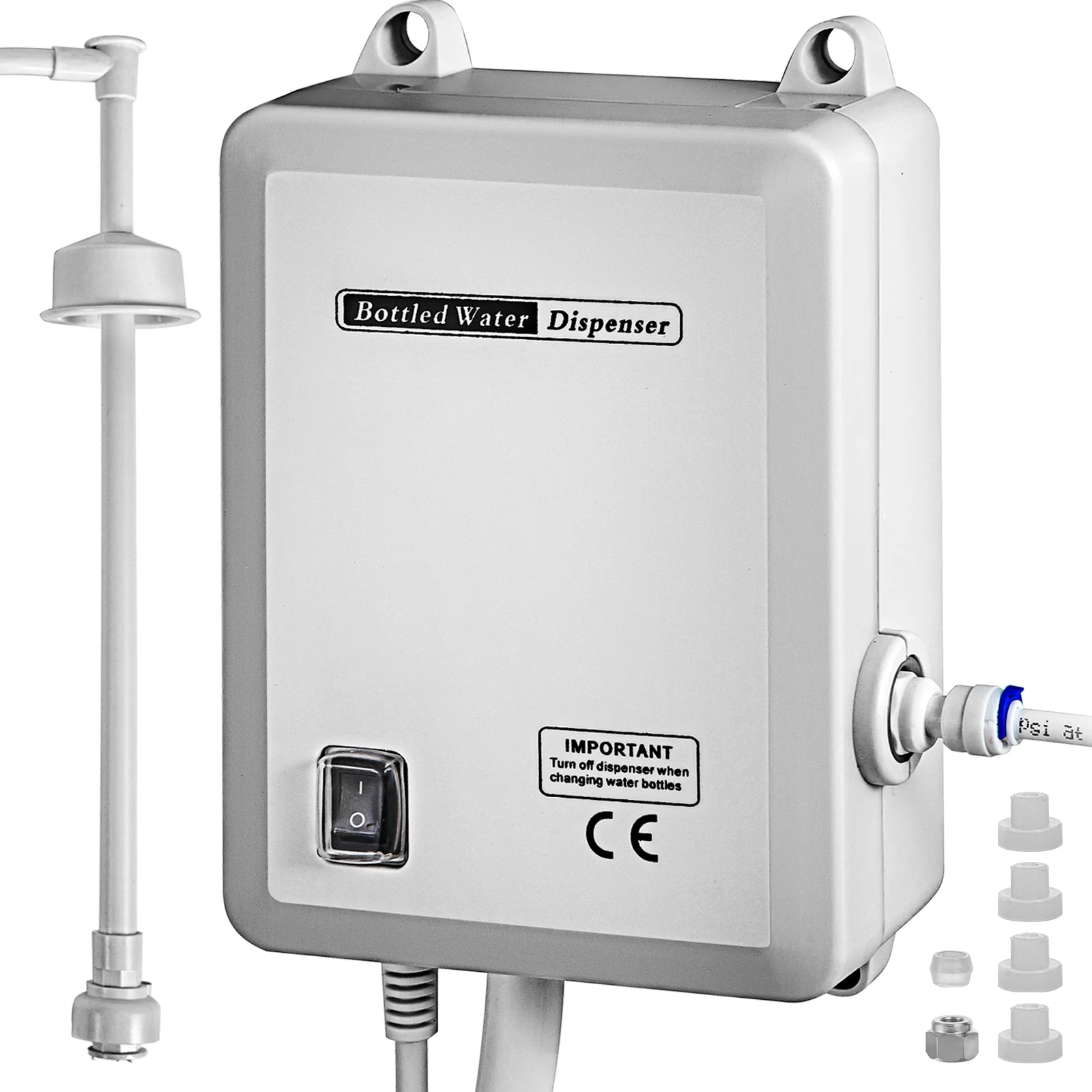 SucceBuy Water Bottle Dispenser Pump System Filter Softener Single/Double Pipe Reverse Osmosis Equipment Refrigerator Ice Maker