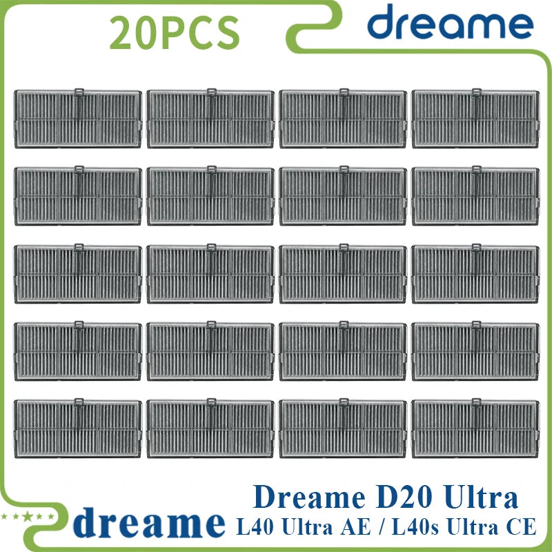 Fit For ( Dreame L40 Ultra AE / Dreame L40s Ultra CE / Dreame D20 Ultra ) Vacuum Parts Main Side Brush Filter Mop Cloth Dust Bag