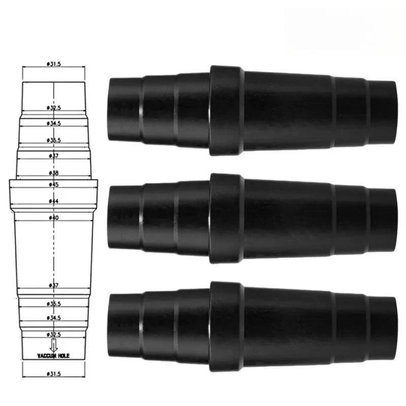 1/3pcs Dust Extraction Hose Connector Adapter Universal 31.5mm Reducer Attachment for Power Tool/Sander and Vacuum Cleaner