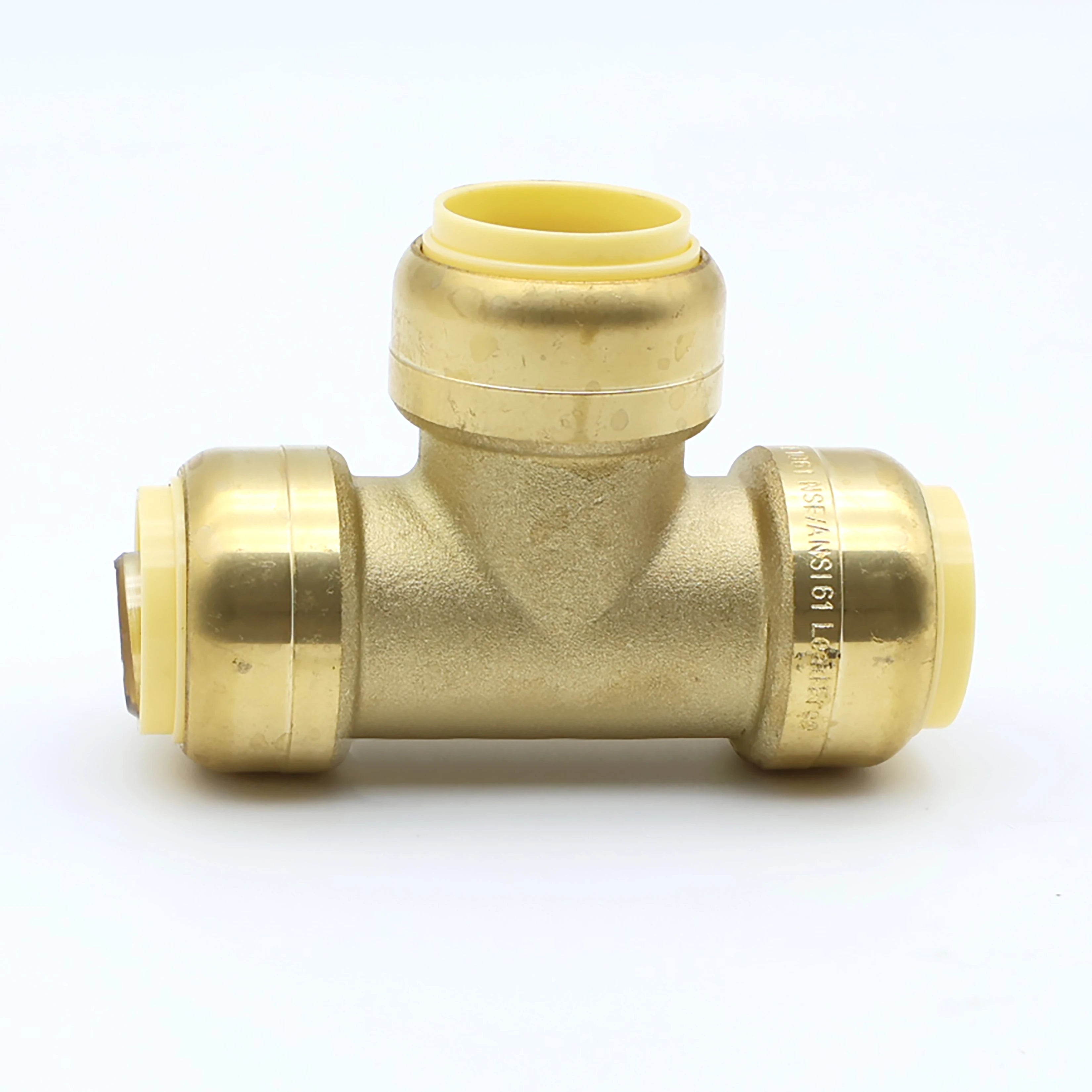 KING SMART 1/2" Push Fit * 1/2" Push Fit * 1/2" Push Fit Fitting TEE; 10Pcs/Case; 80509
