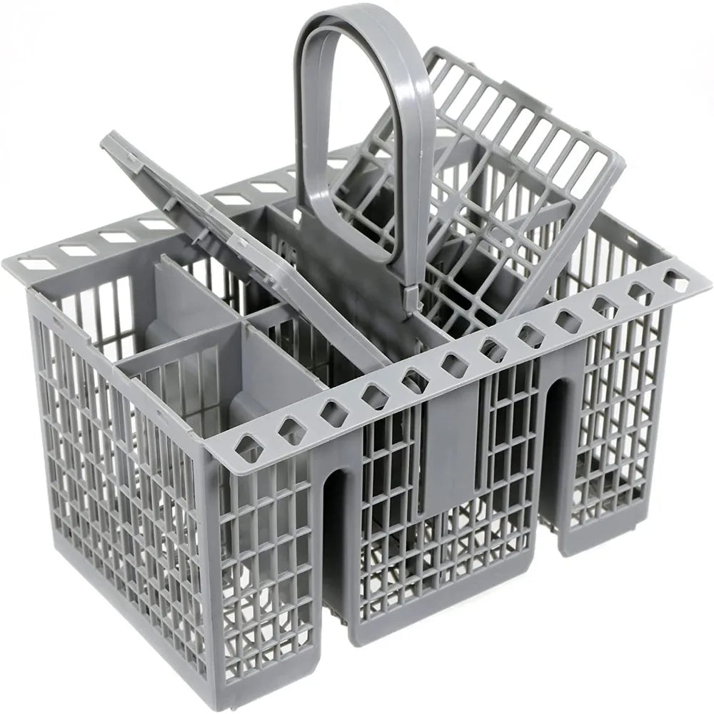 Dishwasher Cutlery Basket  for Hotpoint 99673-8729,C00257140 C00386607,Compatible with G-E, Whirl-pool, Sam-sung, BO-SCH