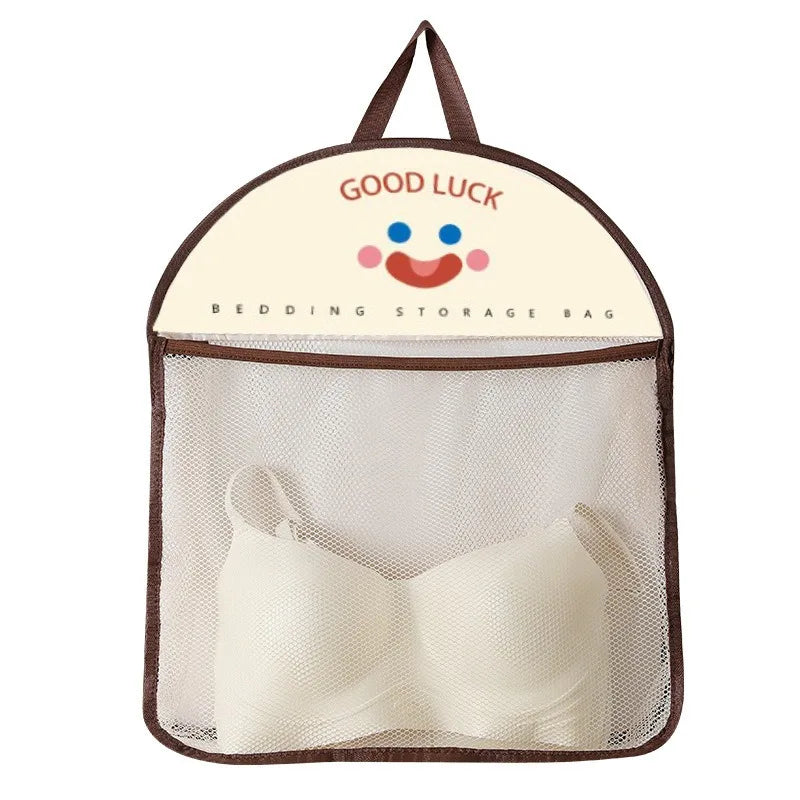 Storage Mesh Bag Underwear Hanging Bag Wardrobe Hanging Bag Sundry Multilayer Storage Bag