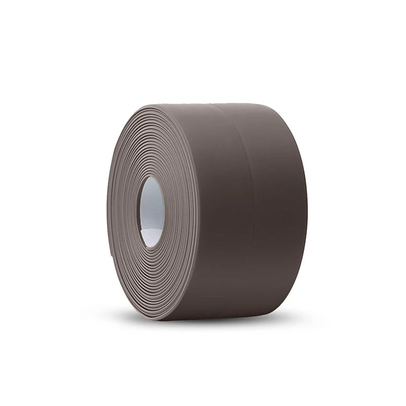 Self-adhesive Sealing Tape PVC Oil-Proof Kitchen Sink Edge Caulk Tape Waterproof Bathroom Toilet Corner Wall Sticker