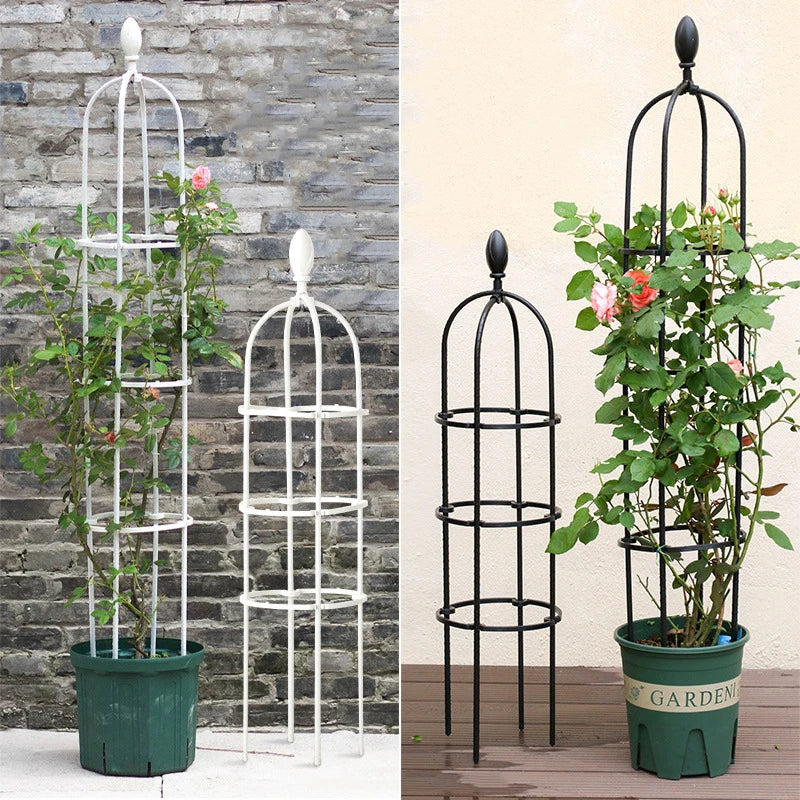 1Set DIY Vines Pot Plant Stand Flowers Plants Climbing Support Frame Trellis Climbing Plant Trellis Garden Support Cages
