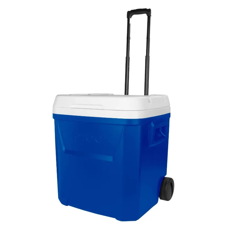 Igloo 60 QT Laguna Ice Chest Cooler with Wheels, Blue