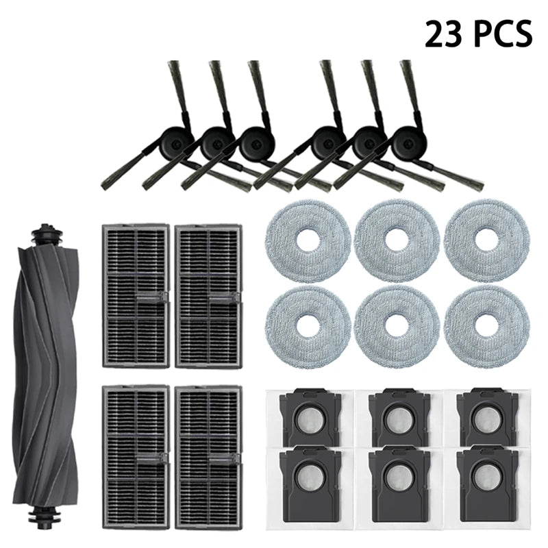 Dreame X40 Ultra / X40 Pro  Robot Vacuum Cleaner Accessories Main Side Brush Mop Cloth Hepa Filter Dust Bag Spare Parts