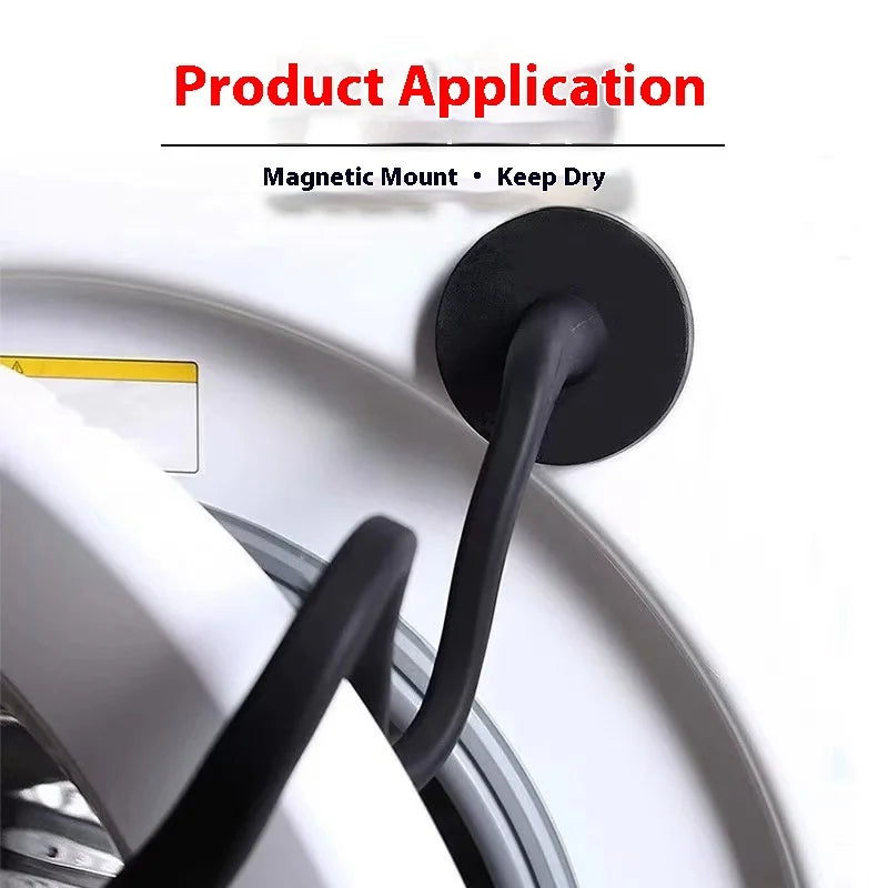 HOMEFISH Flexible Silicone Washer & Dryer Door Prop Easy-to-Use Bendable Sturdy Stopper for Odor-Free Appliances