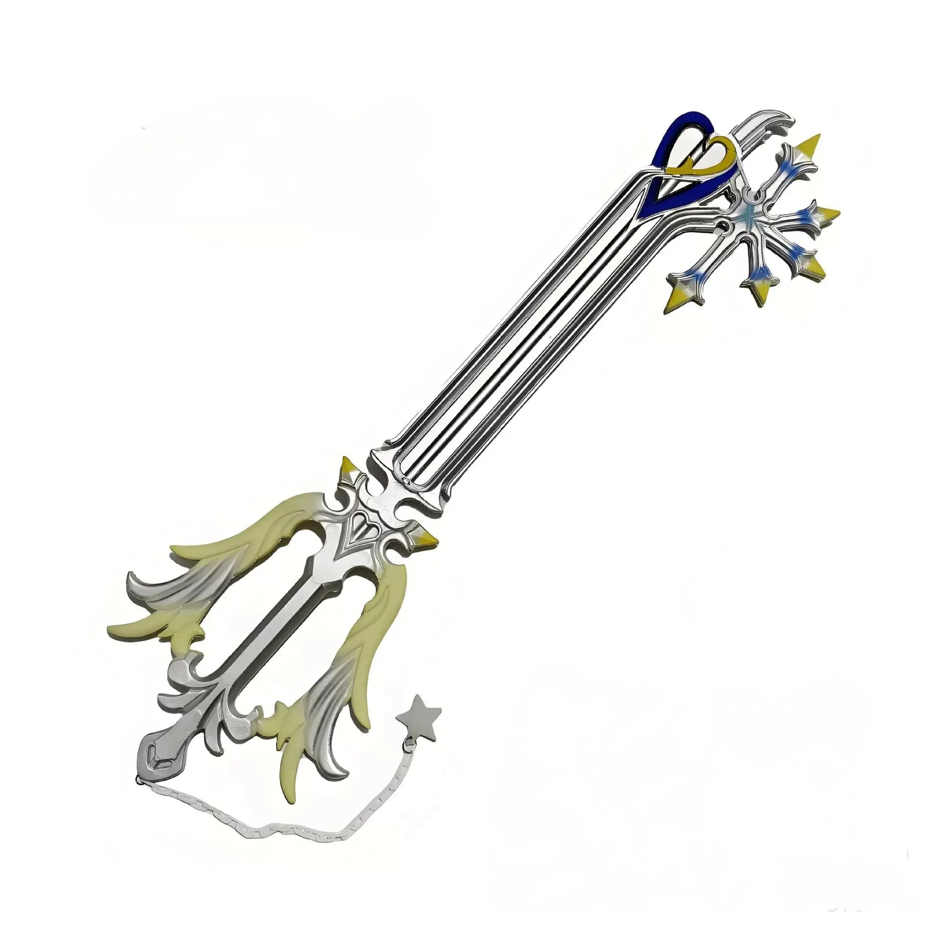34inch Kingdom Hearts Katana Sora Key Sword Anime Cosplay Prop PU Knife Real Size Japanese Katana Original Samurai Sabre Toy