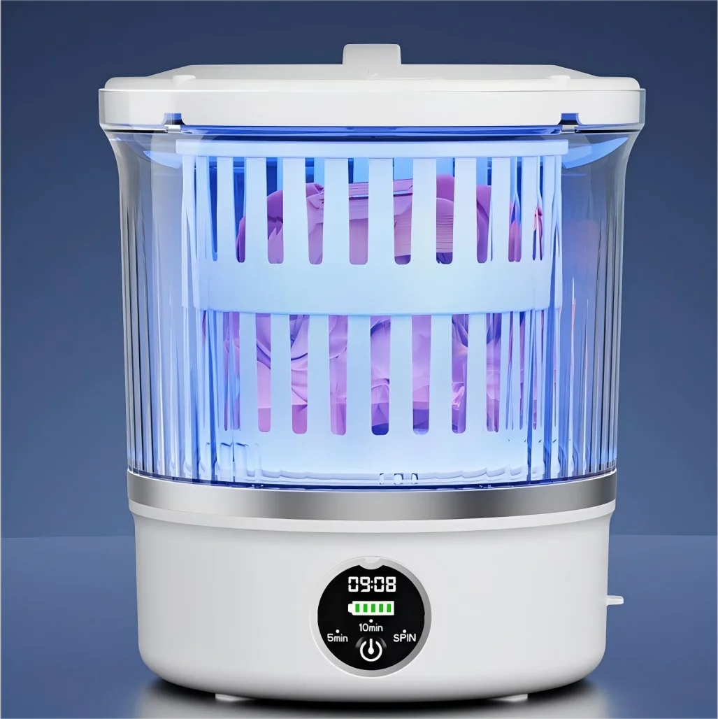 HOMEFISH Dehydrated Underwear Washing Machine Fully Automatic Dormitory Mini Mini Sock and Underwear Washing Machine