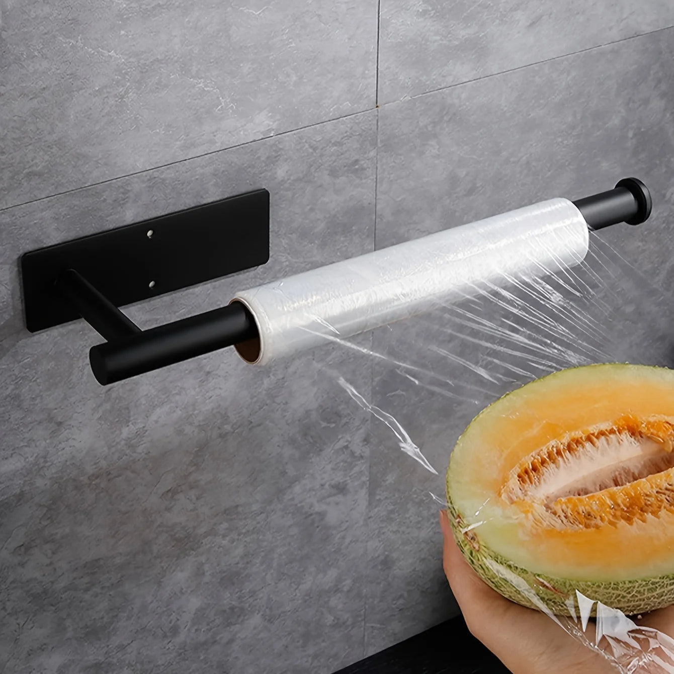 Stainless Steel Tissue Holder - Wall Mounted, Self-Adhesive Or Drilled, Easy To Install, Perfect For Kitchen And Bathroom Use