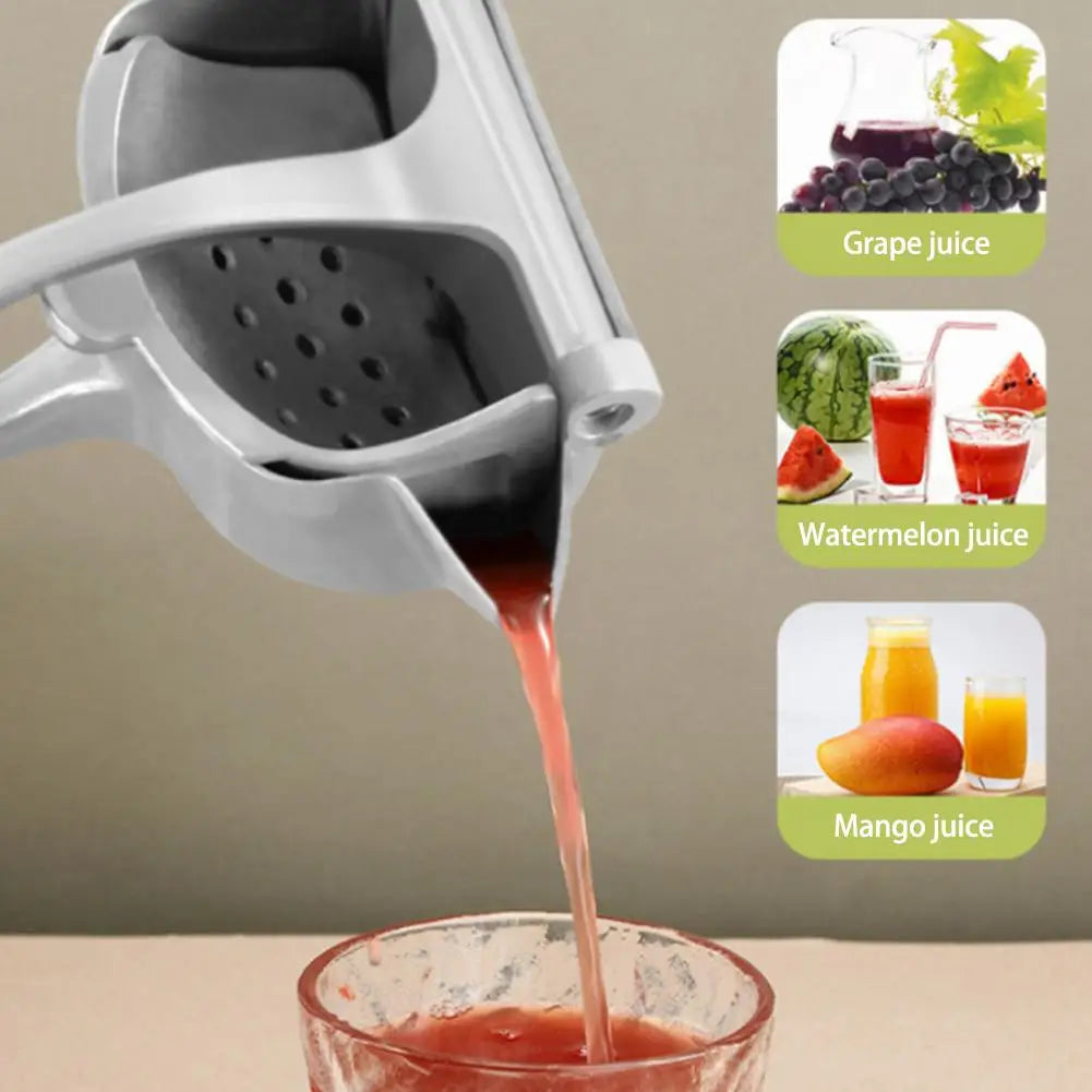 2025 Manual Juice Squeezer Aluminum Alloy Hand Pressure Juicer Pomegranate Orange Lemon Sugar Cane Juice Bar Kitchen Fruit Tool