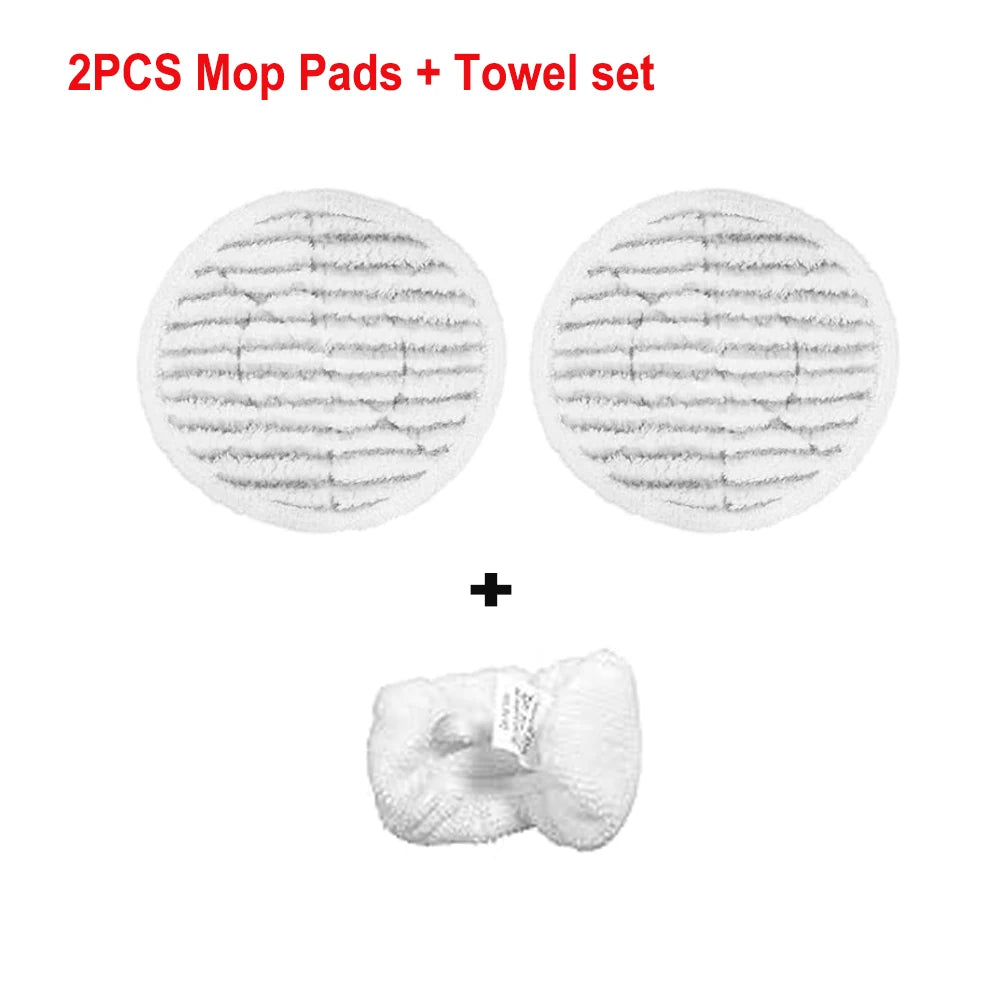 Mop Pads For Devoac VM6 Model Replacement Mop Pads Steam Mop Cleaner Accessories Spin Mop Part Accessories for VM6 Steam Mop