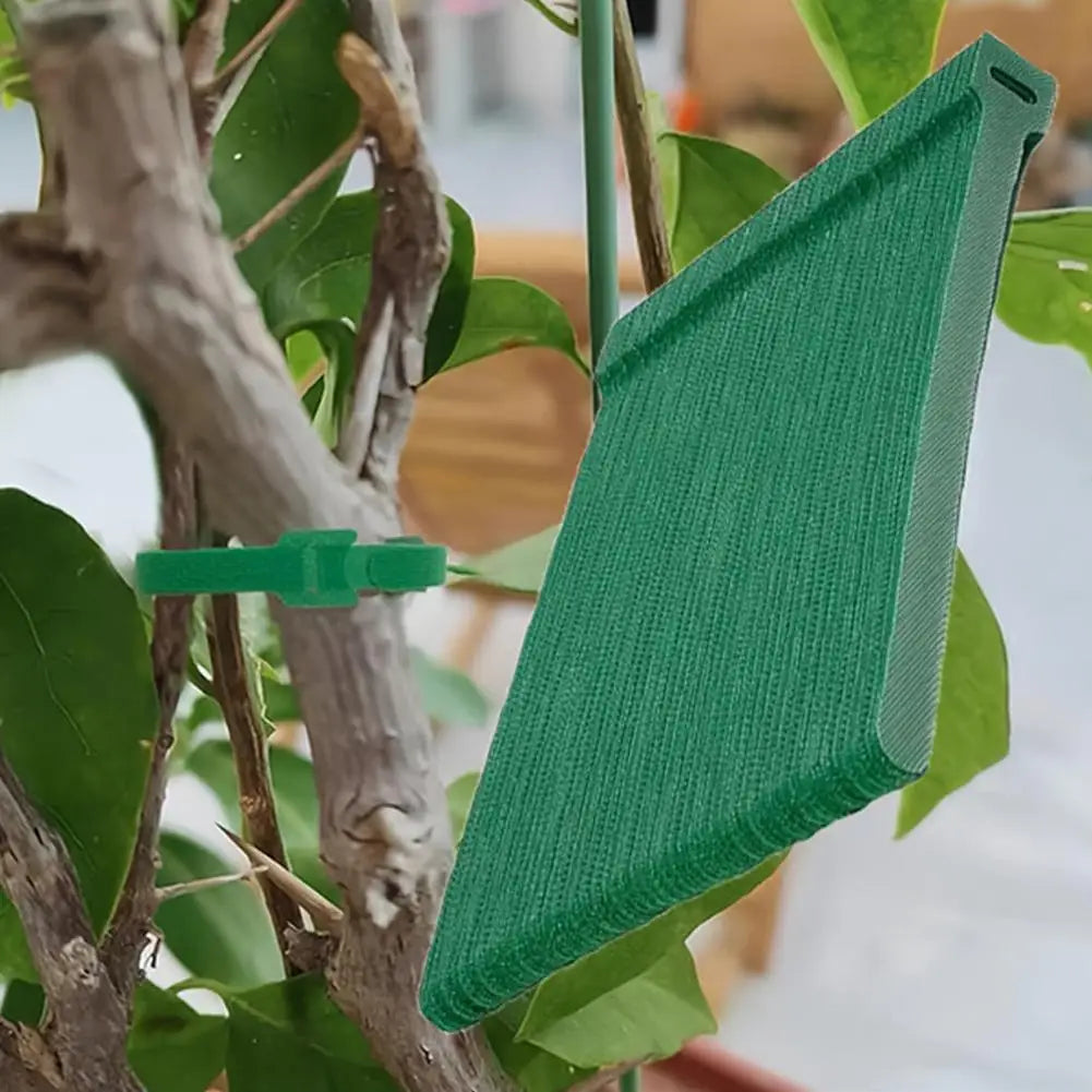 100pcs Reusable Nylon Plant Ties Adjustable Non-Slip Hook & Loop Fasteners For Climbing Plants Garden Support ﻿