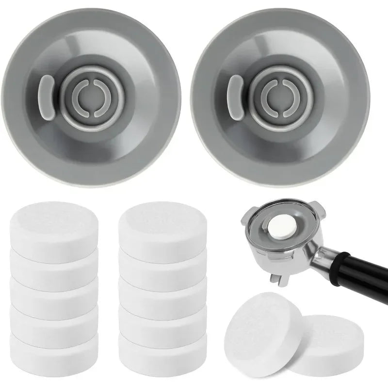Espresso Machine Cleaning Kit 54mm for Breville - Includes Backflush Disc and Cleaning Tablets, Compatible with Ninja Luxe Cafe