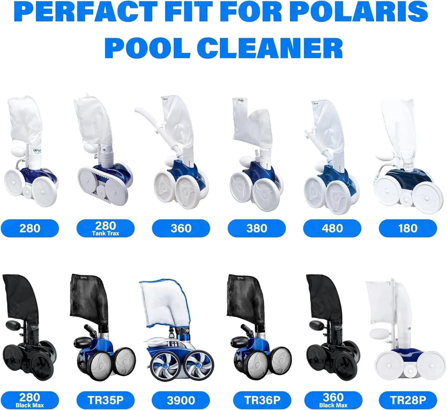 Robot Tail Foam Brush For Polaris 180 280 360 380 480 3900 Sport, Replacement Sweep Hose Tail Scrubbers Sweep Pool Cleaner Parts
