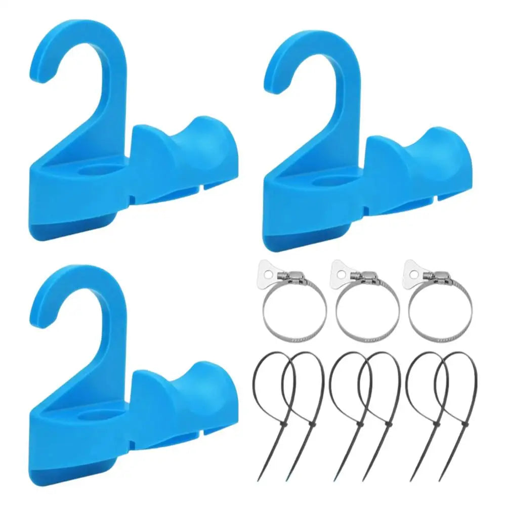 Pool Pipe Holders 3Pcs Nonslip Leakproof Tube Hanger for Indoor Outdoor Garden Farm Beach Party Patio Lawn Yard Deck Backyard