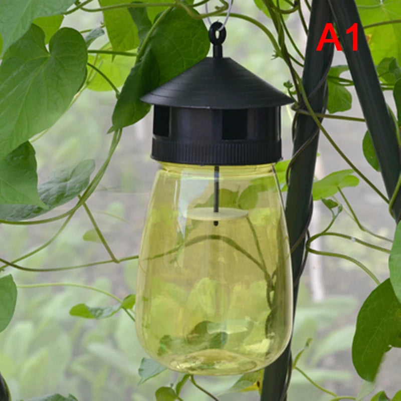 1PCS Wasp Trap Fruit Fly Flies Insect Bug Hanging Honey-Trap Catcher Killer