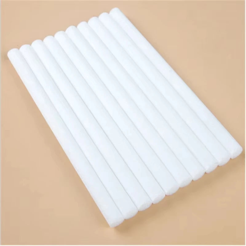 20pcs Mini USB Powered Humidifier Sticks 0.8cm X 8cm Portable Personal Desktop Room Filter Refill Wicks for Desktop Room Humidif