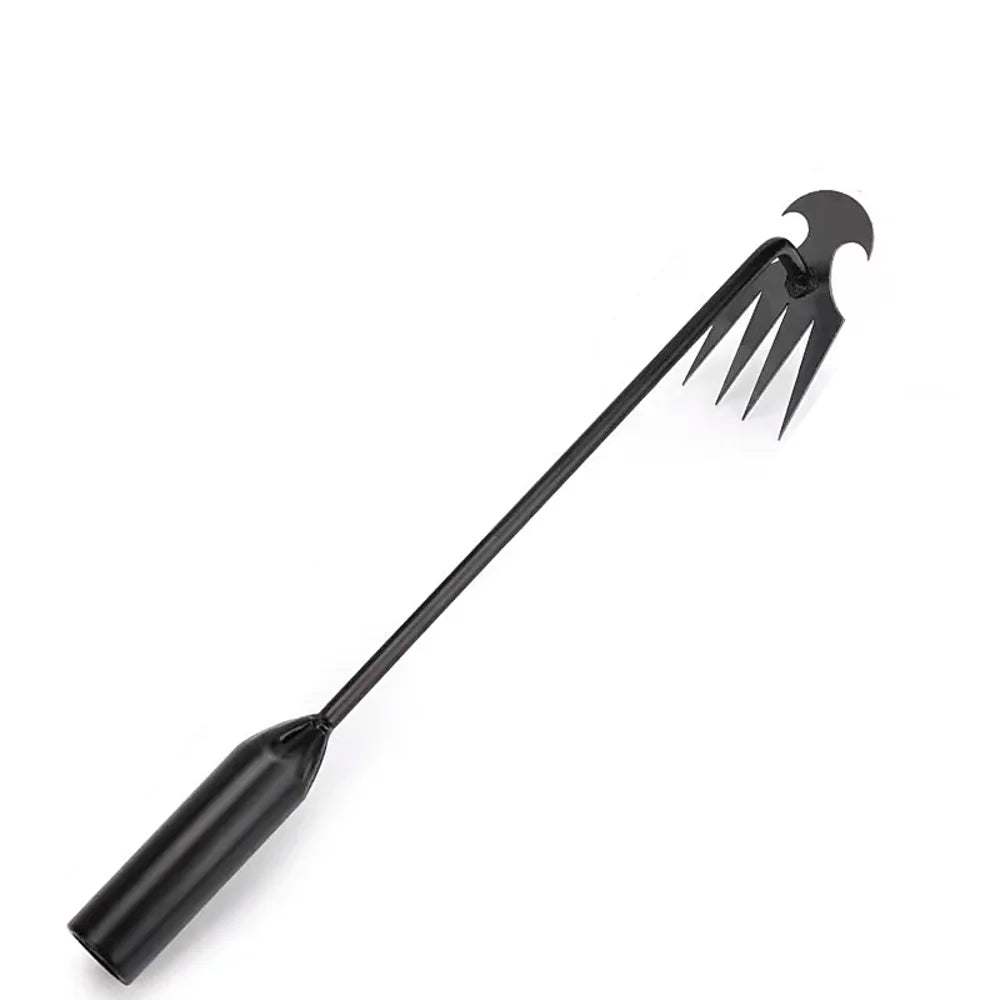 2024 Upgrade, 4 Teeth Manganese Steel Weeder Kit with Handles - Multifunctional Uprooting Weeding Artifact for Gardening