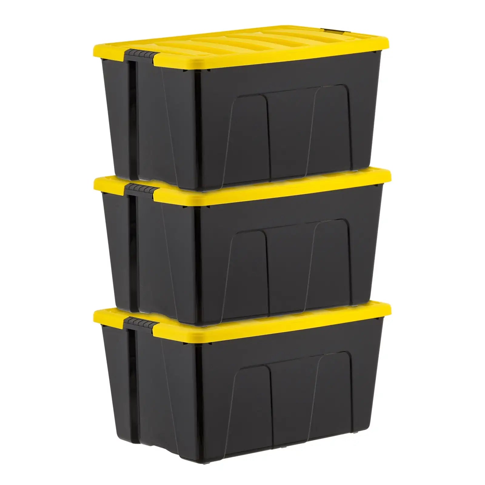 IRIS 20 Qt. Plastic Storage Bins with Lids, Stackable Storage Containers, Totes, 6 Pack
