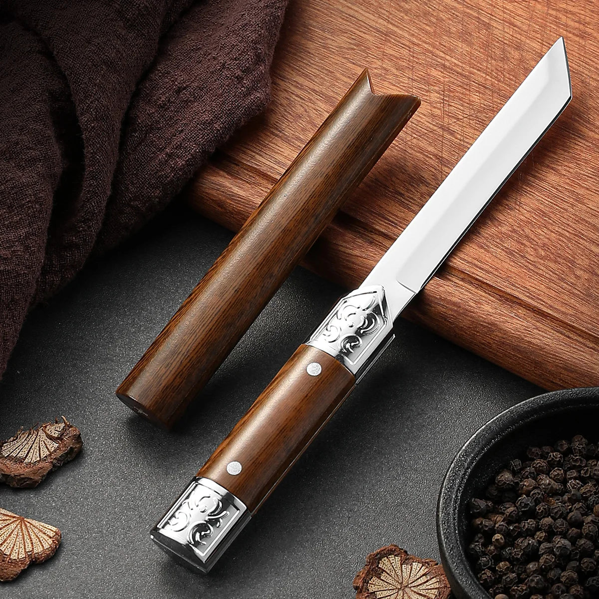 Fruit knife Home fixed blade small knife Sharp high hardness portable outdoor portable pencil straight knife,kitchen knife