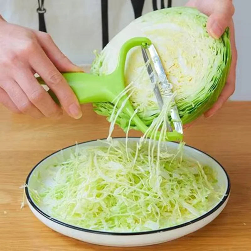 Peeler Vegetables Fruit Stainless Steel Knife Cabbage Graters Salad Potato Slicer Kitchen Accessories Cooking Tools Wide Mouth