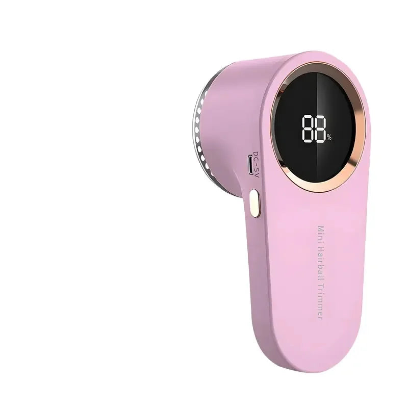 USB Charging Hair Ball Trimmer, Portable Clothing Hair Remover with Digital Display, Clothes and Pants Hair Removal Device