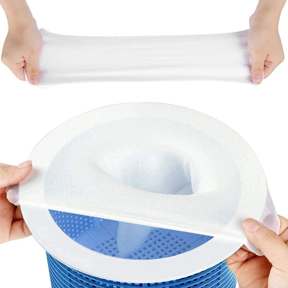 Pool Skimmer Socks Skimmer Reusable Effective Pool Filter Basket Socks Pumps Filters Protector Strainer Screen Liners Savers