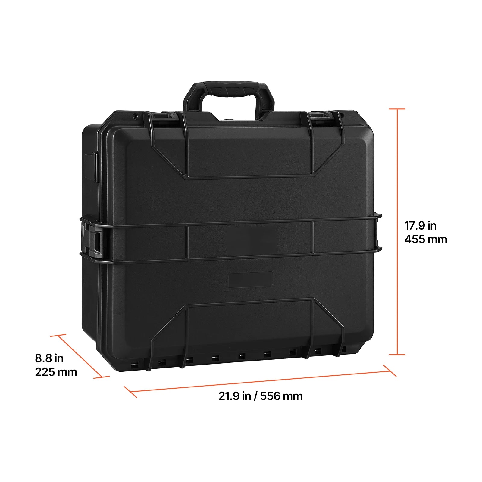 SucceBuy Hard Pistol Case Hard Gun Case with XPE Foam Lining Waterproof Pistol Box with Customizable Interior for Gun Lenses
