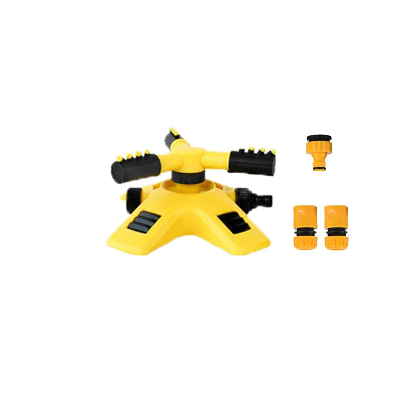 360 Degree Automatic Rotating Water Pipe Set Garden Lawn Sprinkler Yard Large Area Coverage Watering Irrigation Sprayer