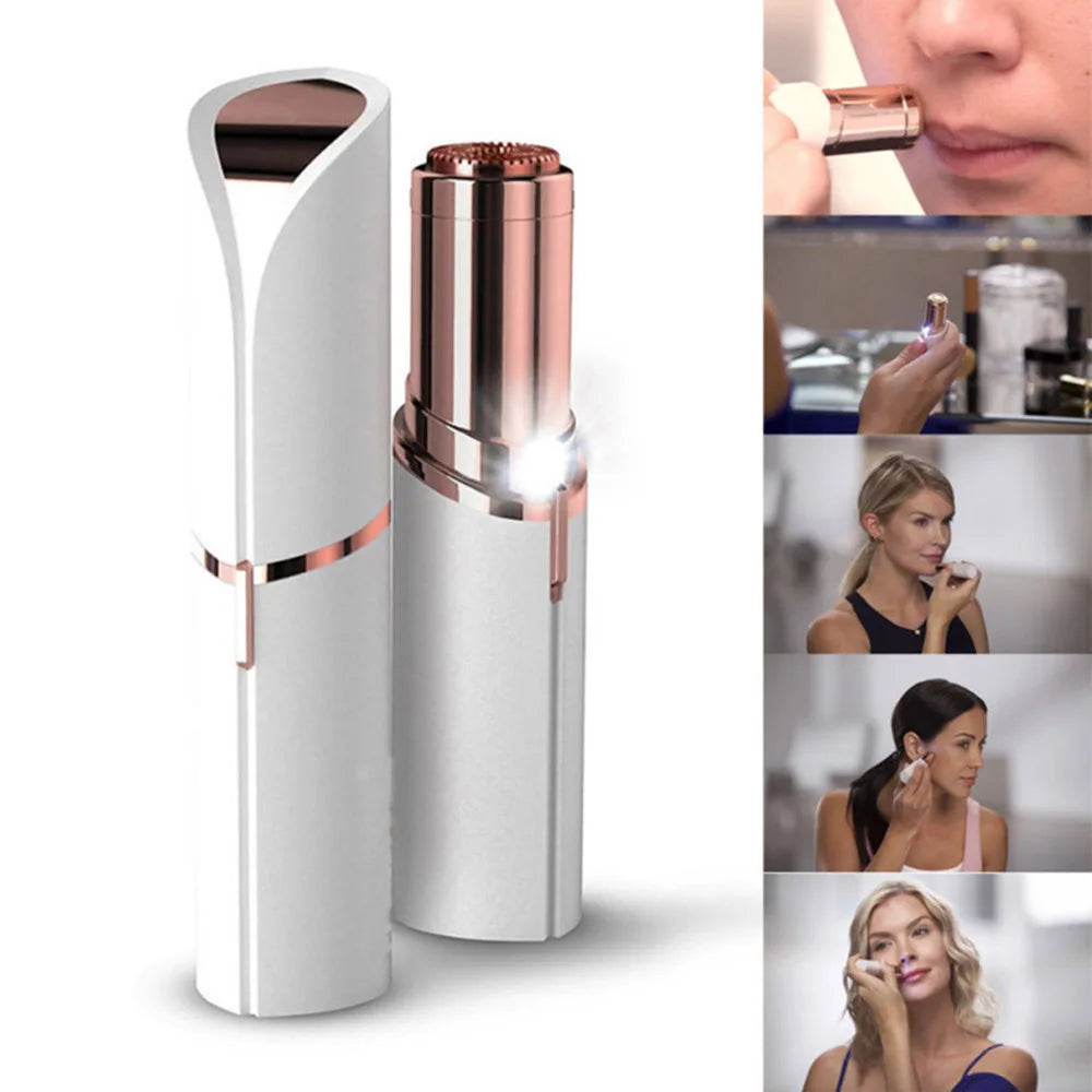 Facial Hair Remover for Women Painless Face Hair Trimmer Rechargeable Mini Epilator Lady Shaver Portable Electric Razor for Lips