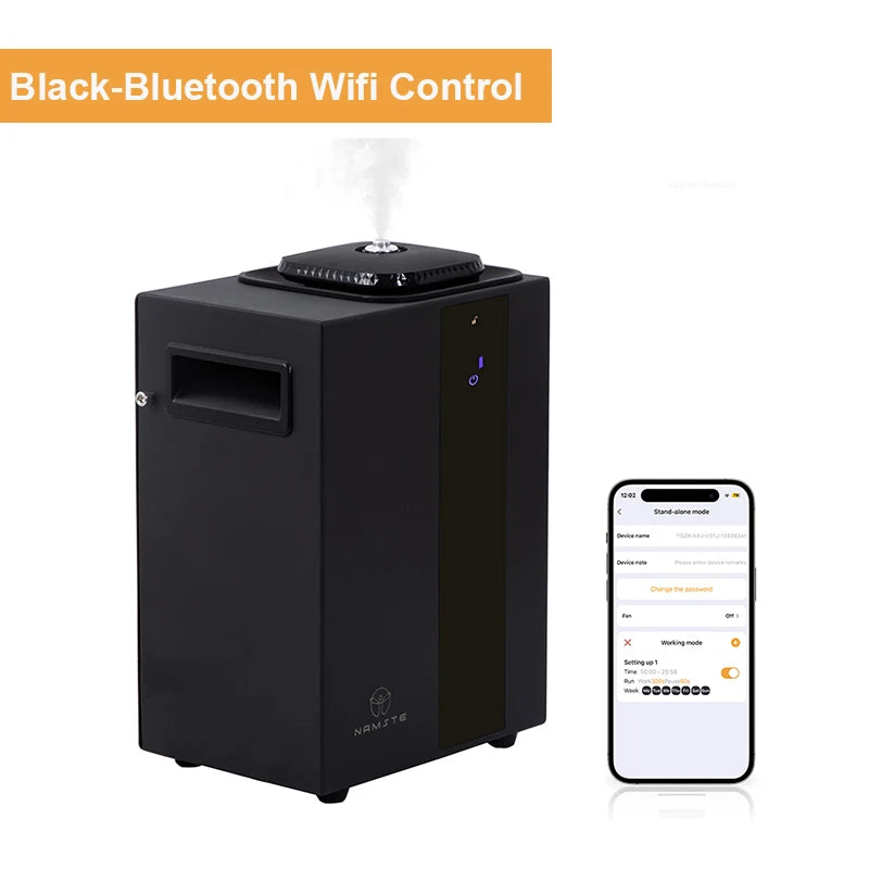 NAMSTE HVAC Essential Oil Aroma Diffuser Bluetooth Wifi Diffuser Aroma Professional Fragrance Scent Home Appliance Air Freshener