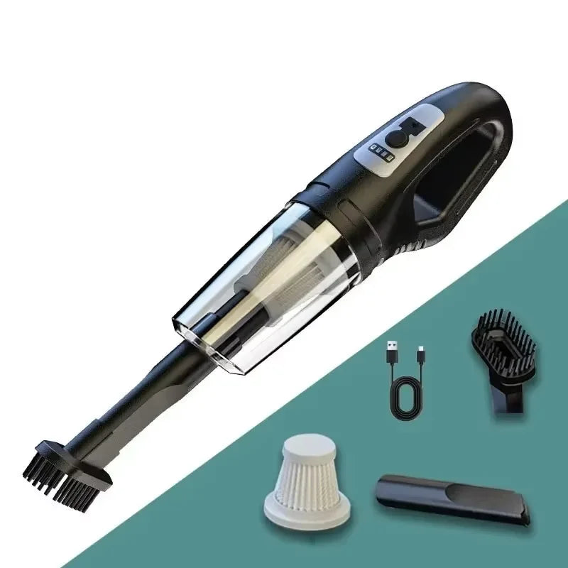 Car Multifunctional Vacuum Cleaner Handheld Powerful Suction Rechargeable Car and Home Small Cordless Vacuum Cleaner for Two-Per