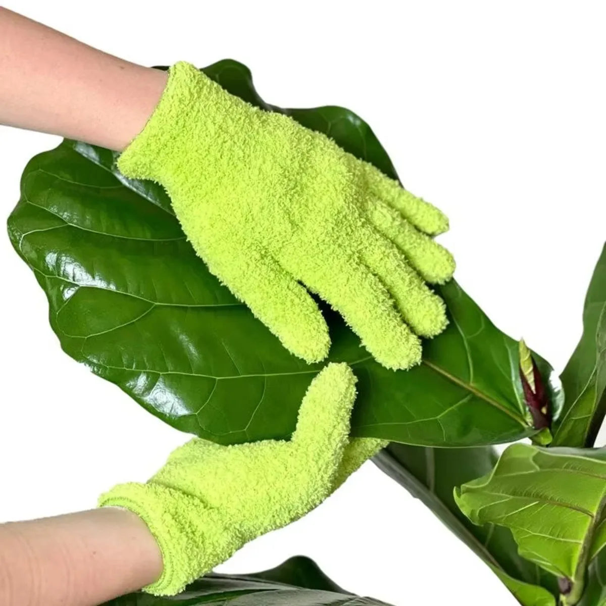 1 Pc Stretchable Breathable Microfiber Dusting Glove Non-Waterproof Cleaning Gloves for Cars Boats RVs Pools Home Kitchen