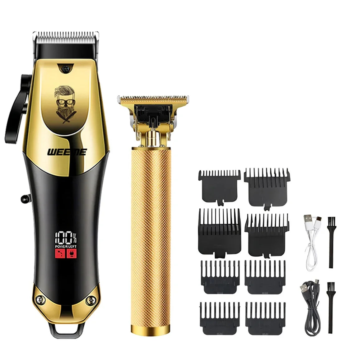 2026 New Arrival！Professional USB Rechargeable Hair Clipper & Beard Trimmer, Cordless, Ideal Gift For Men
