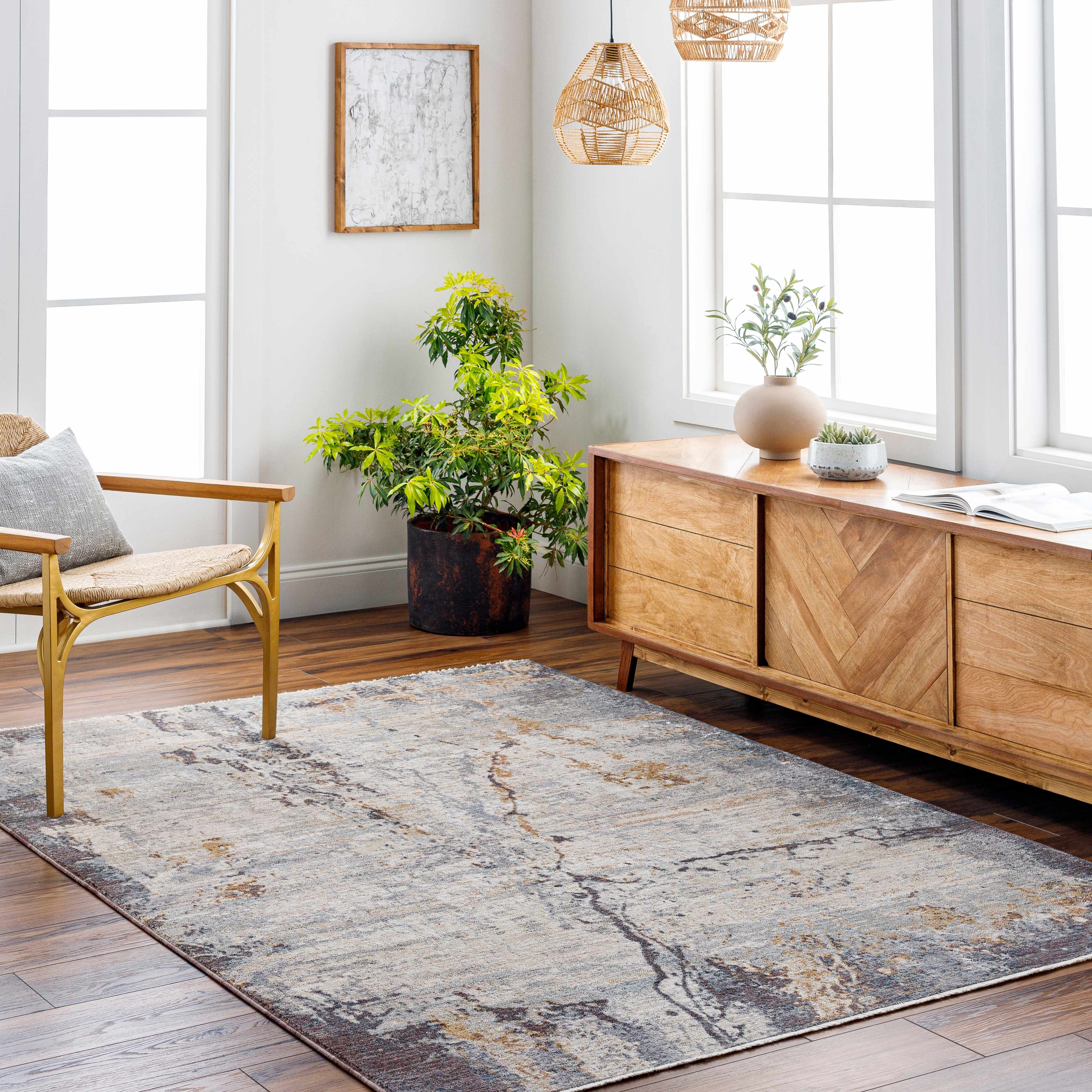 Alexi Luxe Rug with Fringes