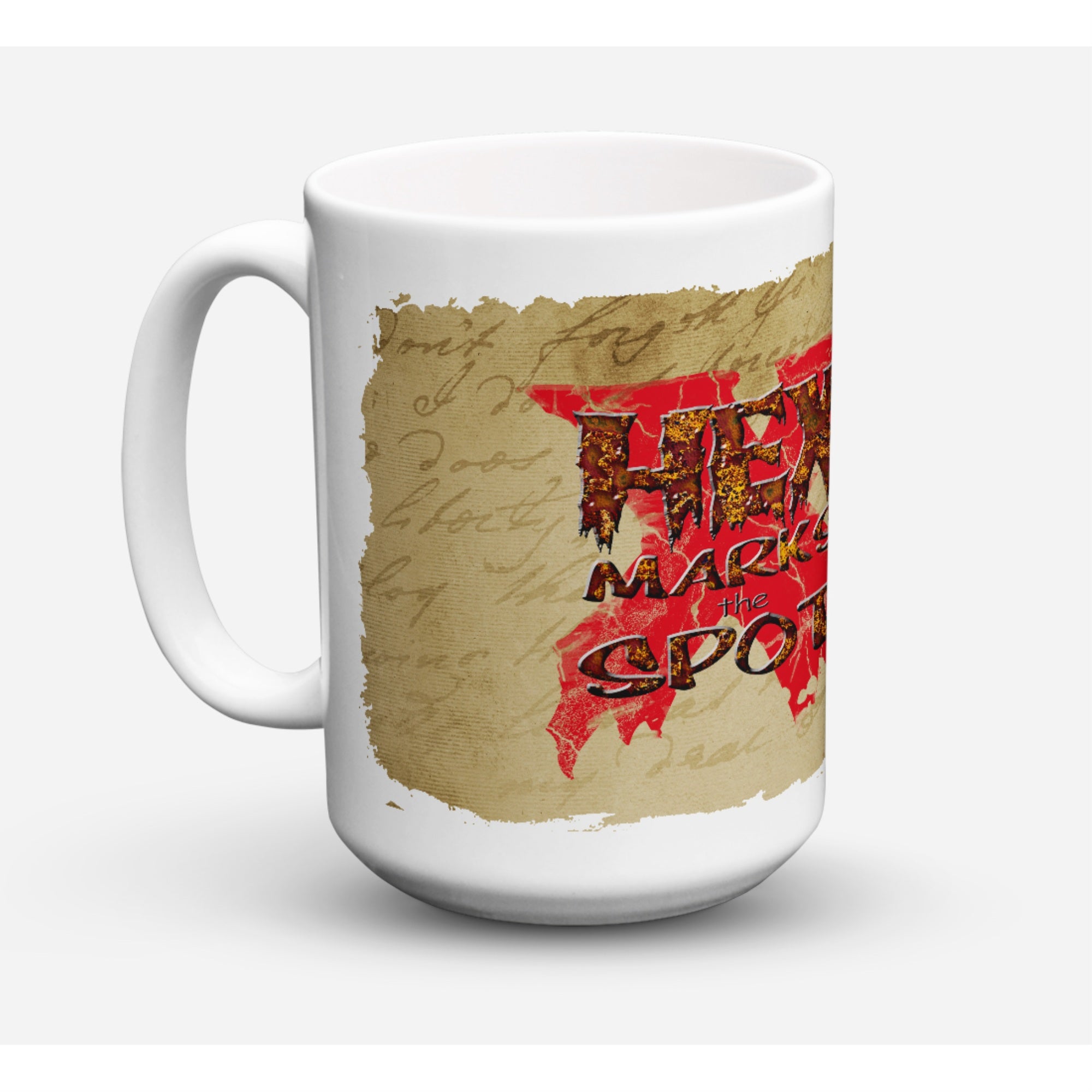 Carolines Treasures SB3006CM15 Hex Marks The Spot Halloween Microwavable Ceramic Coffee Mug 15 oz Multicolor