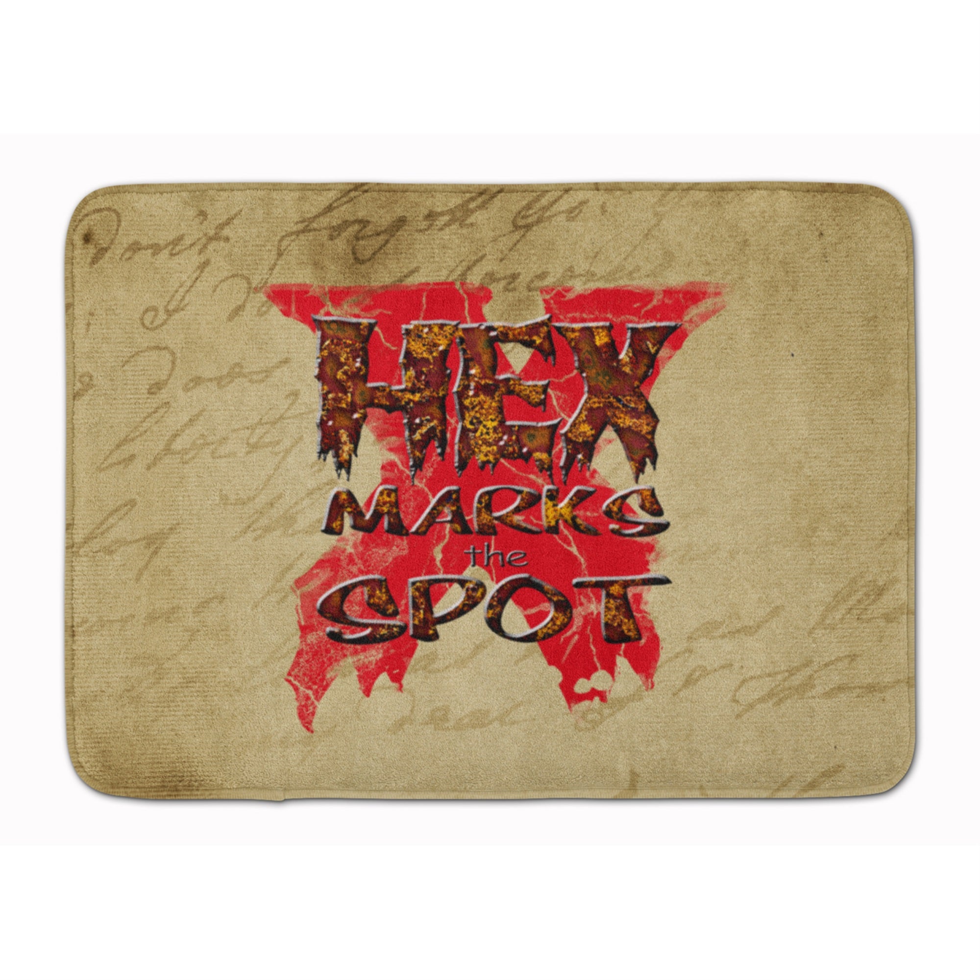 'Caroline'S Treasures Hex Marks The Spot Halloween Floor Mat, 19'''' X 27'''', Multicolor''