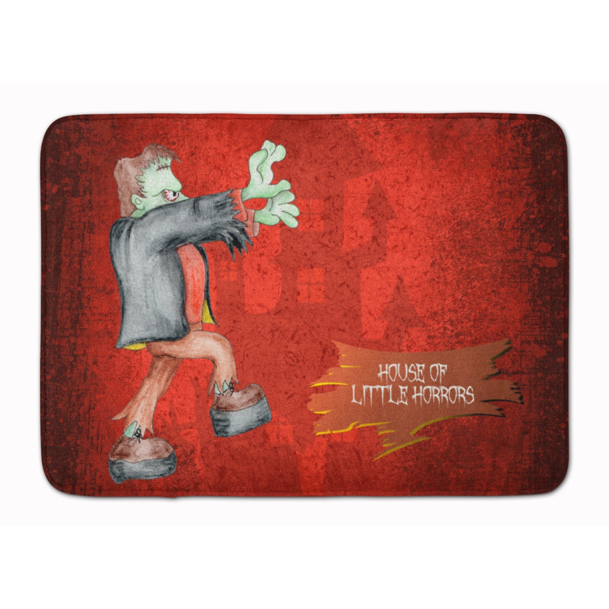 'Caroline'S Treasures Little House Of Horrors Halloween Floor Mat, 19'''' X 27'''', Multicolor''