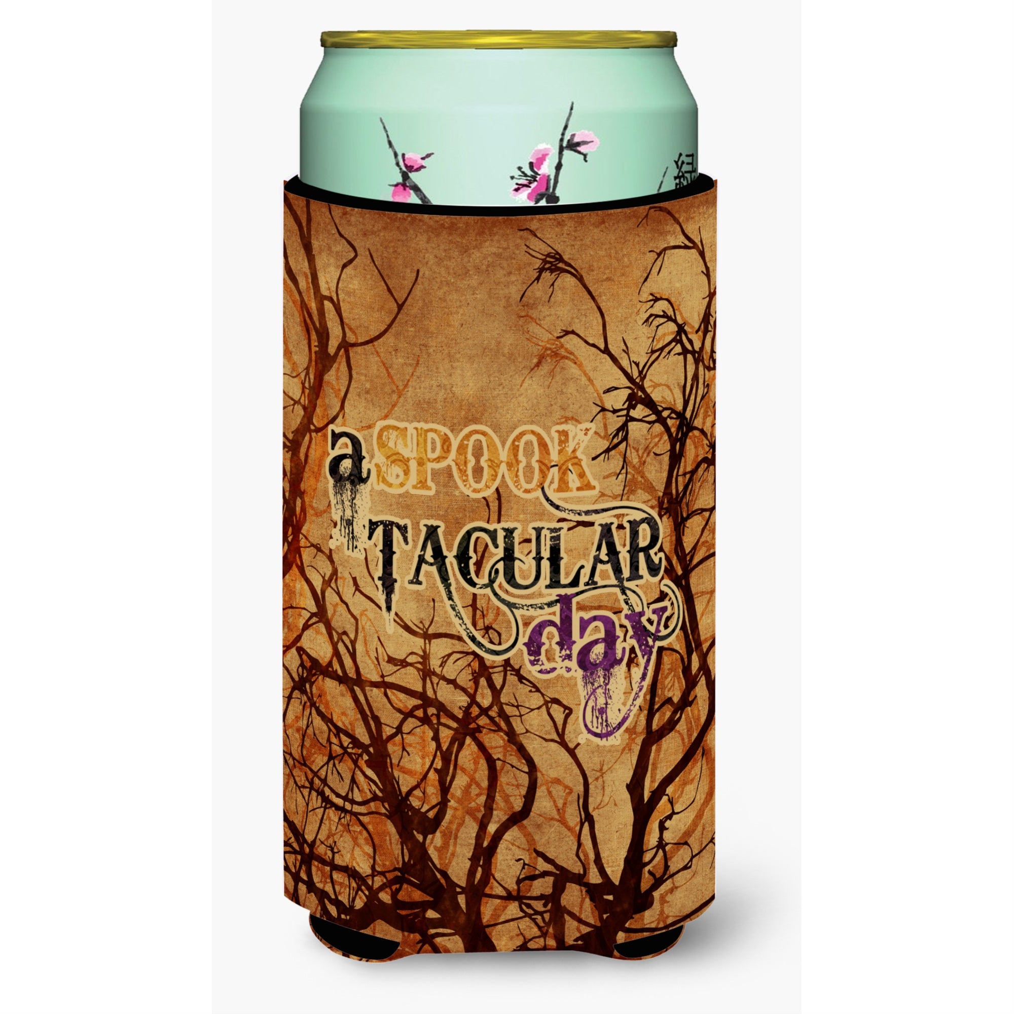 A Spook Tacular Day Halloween  Tall Boy Beverage Insulator Beverage Insulator Hugger